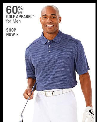 Shop 60% Off Golf Apparel* for Men