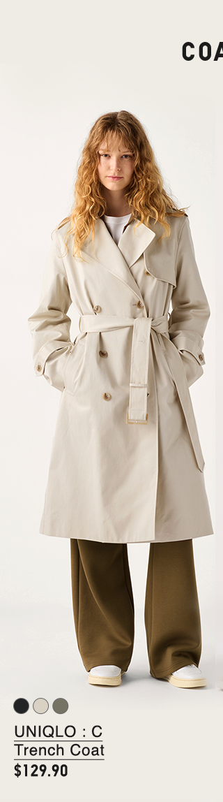 PDP1 - WOMEN UNIQLO : C TRENCH COAT