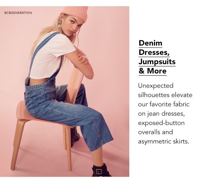 denim dresses, jumpsuits & more