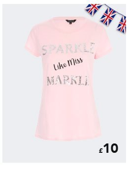 Pink royal wedding tee