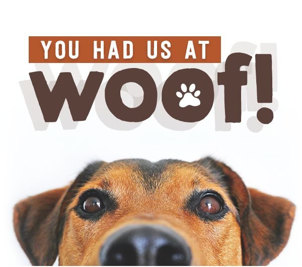 You had us at woof!