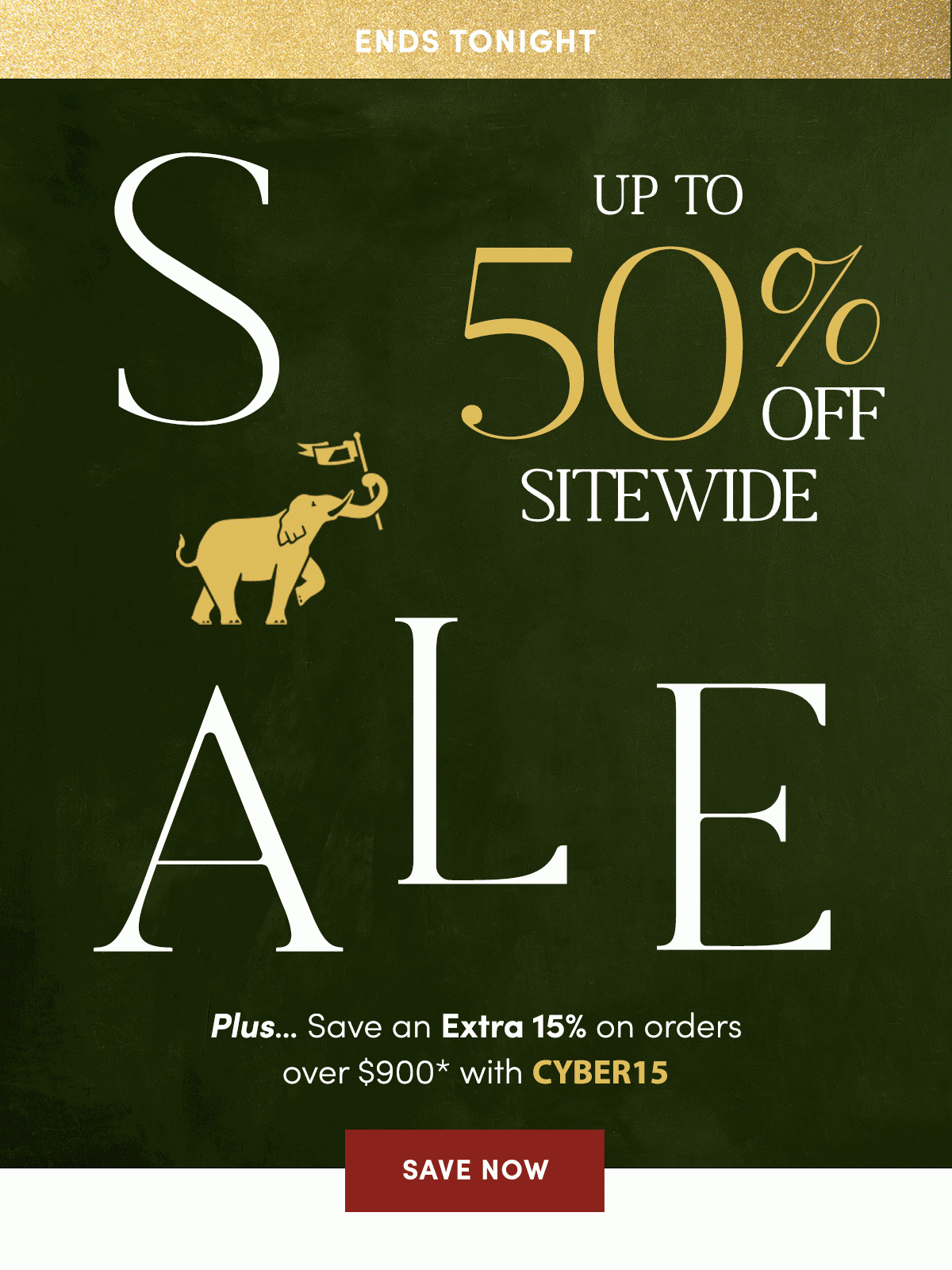 Save Up to 50 Percent Off Sitewide