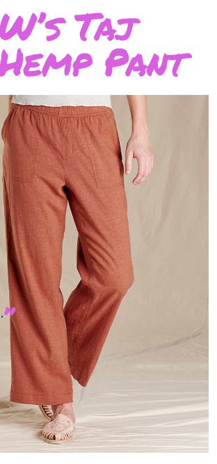 Taj Hemp Pant - Coconut Shell