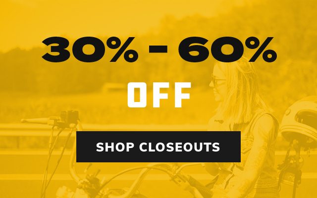 30-60% off Closeouts