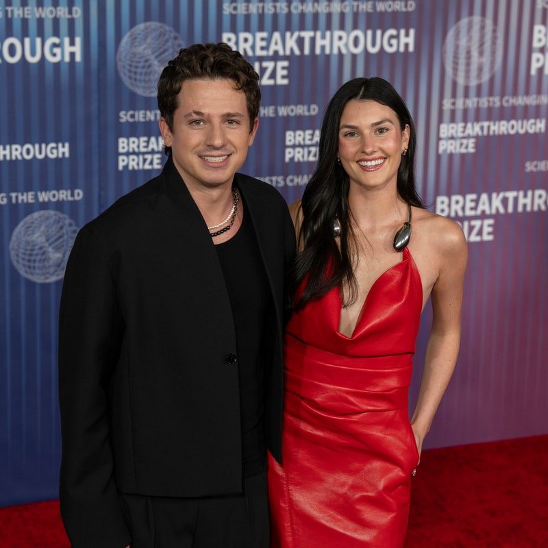 Image may contain: Charlie Puth, Fashion, Accessories, Jewelry, Necklace, Adult, Person, Premiere, and Red Carpet