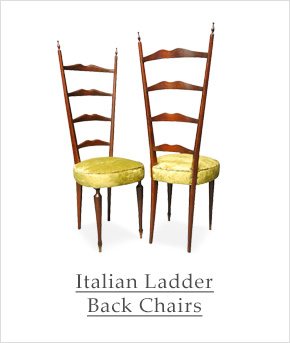 Italian Ladder Back Chairs