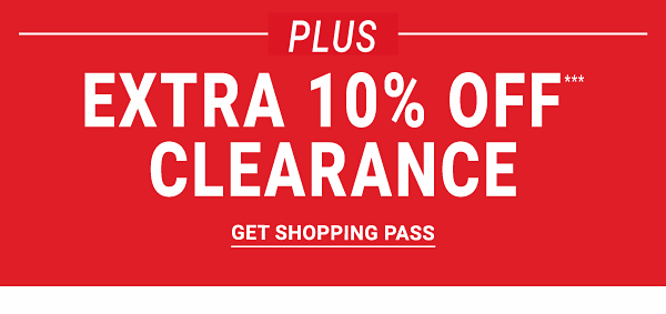 Plus Extra 10% off Clearance - Get Shopping Pass