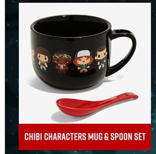 Chibi Characters and Mug Spoon Set