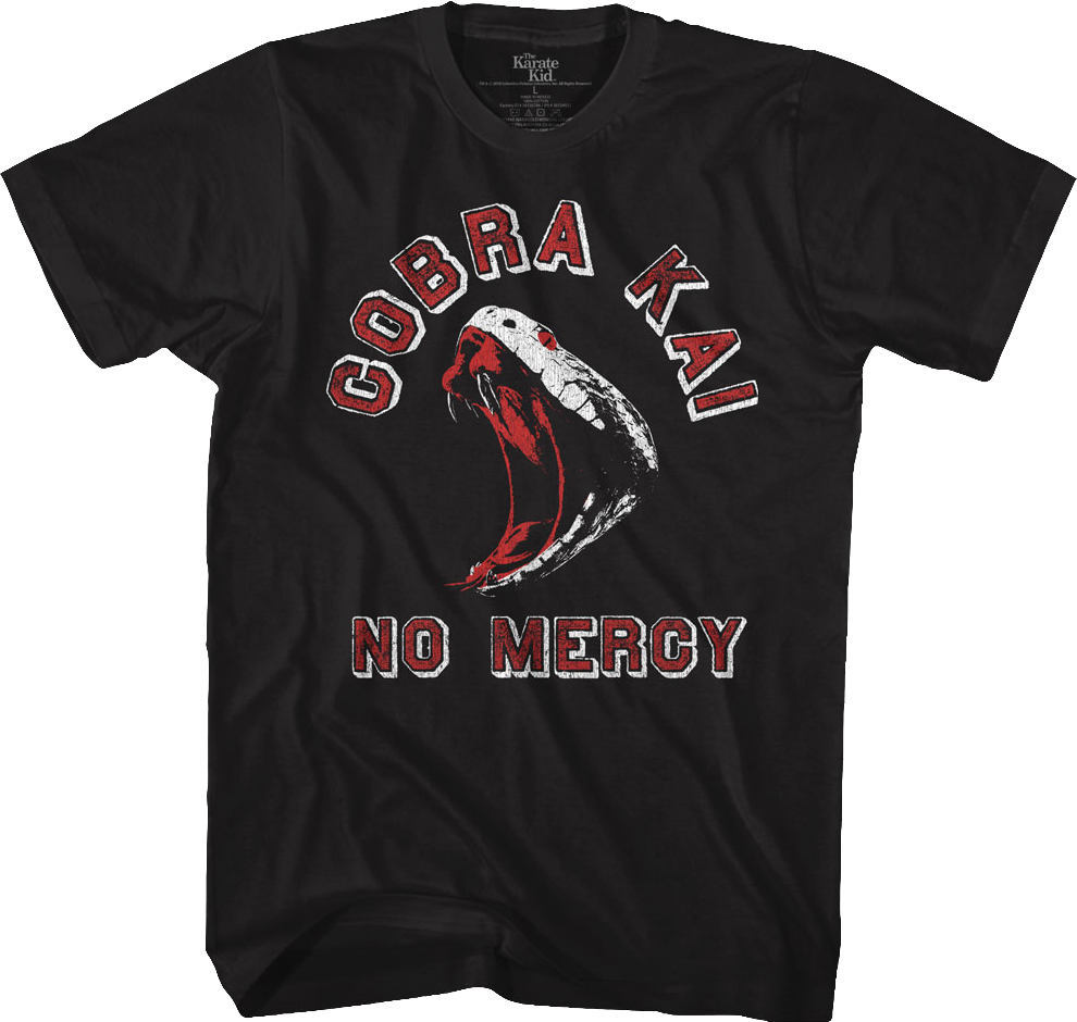 Cobra Kai No Mercy Karate Kid T-Shirt