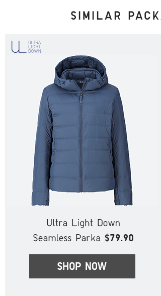 ULTRA LIGHT DOWN SEAMLESS PARKA $79.90 - SHOP NOW