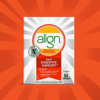 align Daily Probiotic Supplement, 84 Capsules