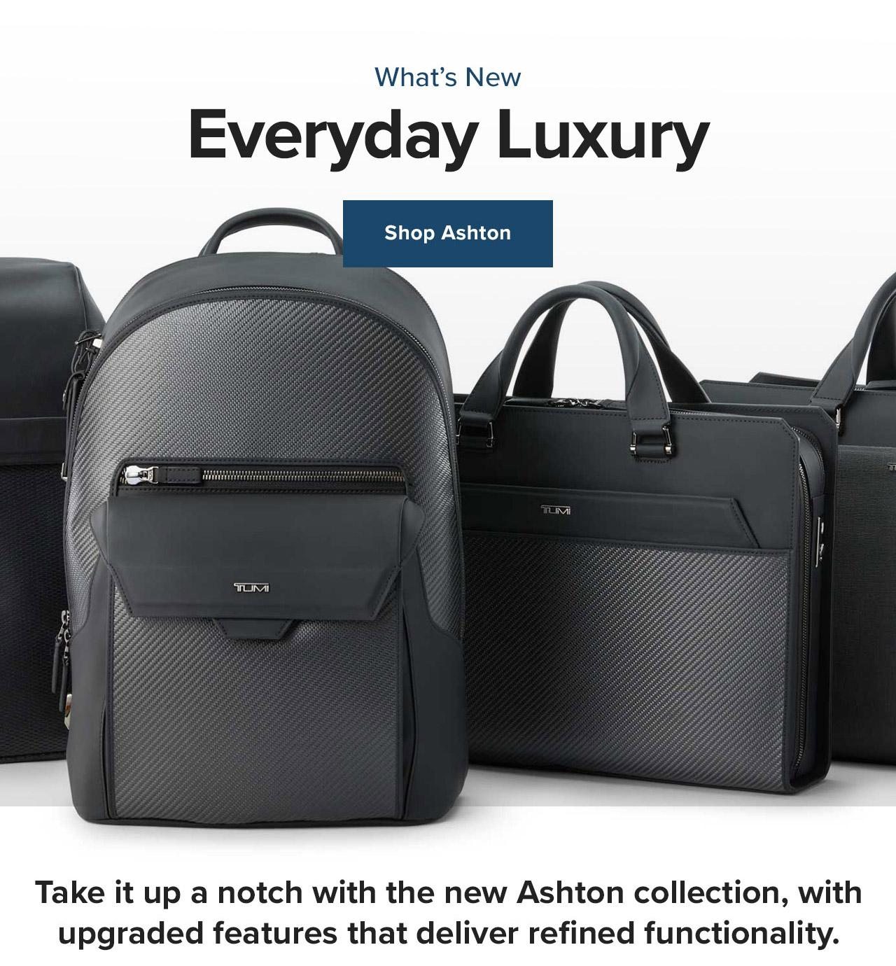 Just Arrived: The New Ultra-Premium Ashton - TUMI Email Archive