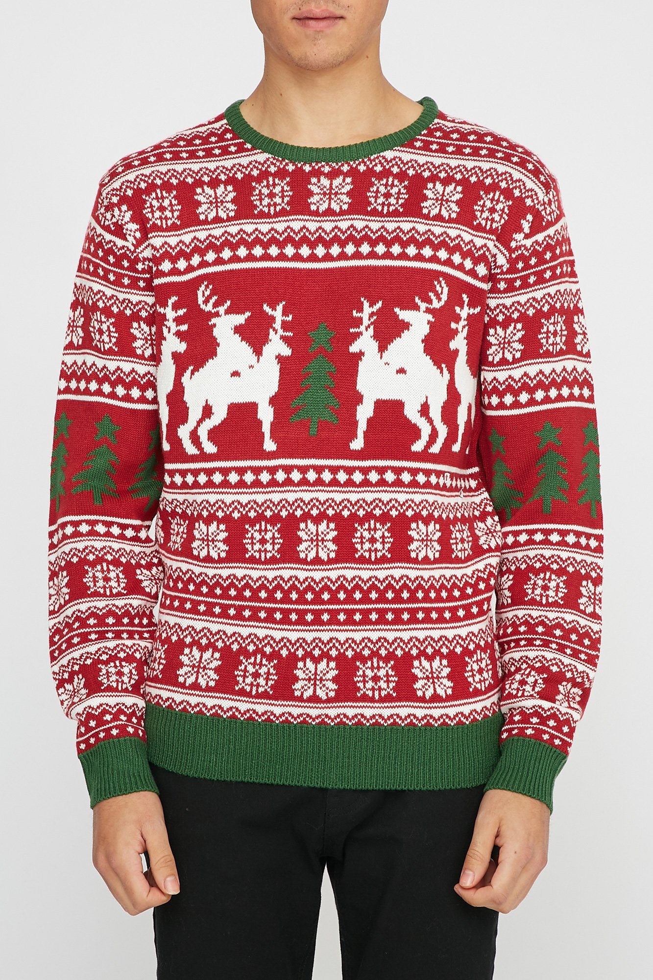 Image of West49 Reindeer Squad Ugly Christmas Sweater