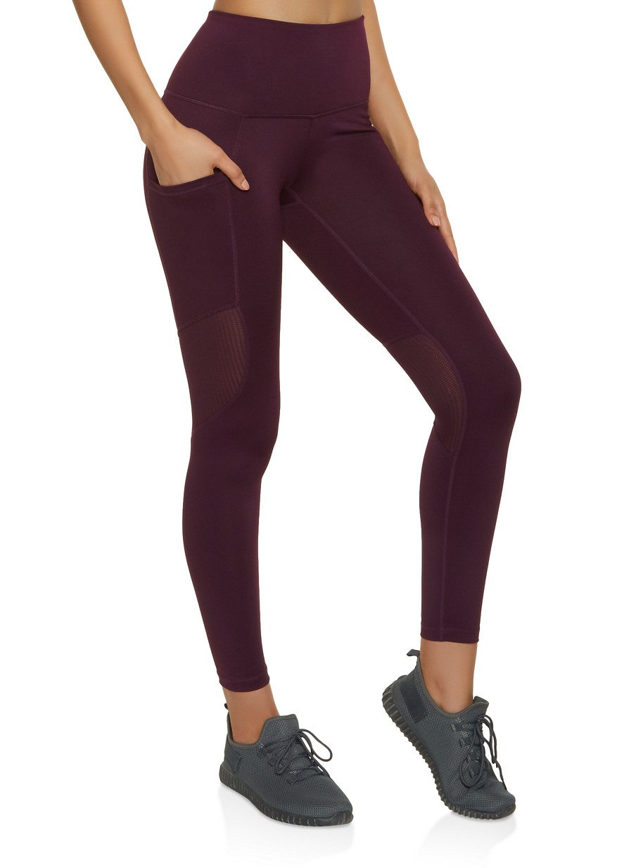 Reebok Active Leggings with Mesh Detail