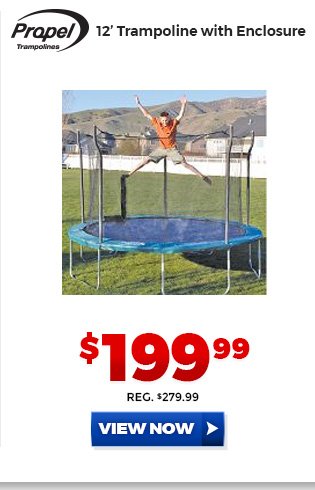 Propel 12' Trampoline with Enclosure