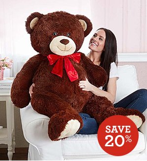 Handsome Henry Giant Bear SHOP NOW 