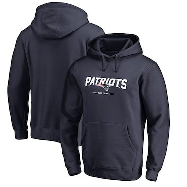 NFL Pro Line by Fanatics Branded New England Patriots Navy Team Lockup Pullover Hoodie
