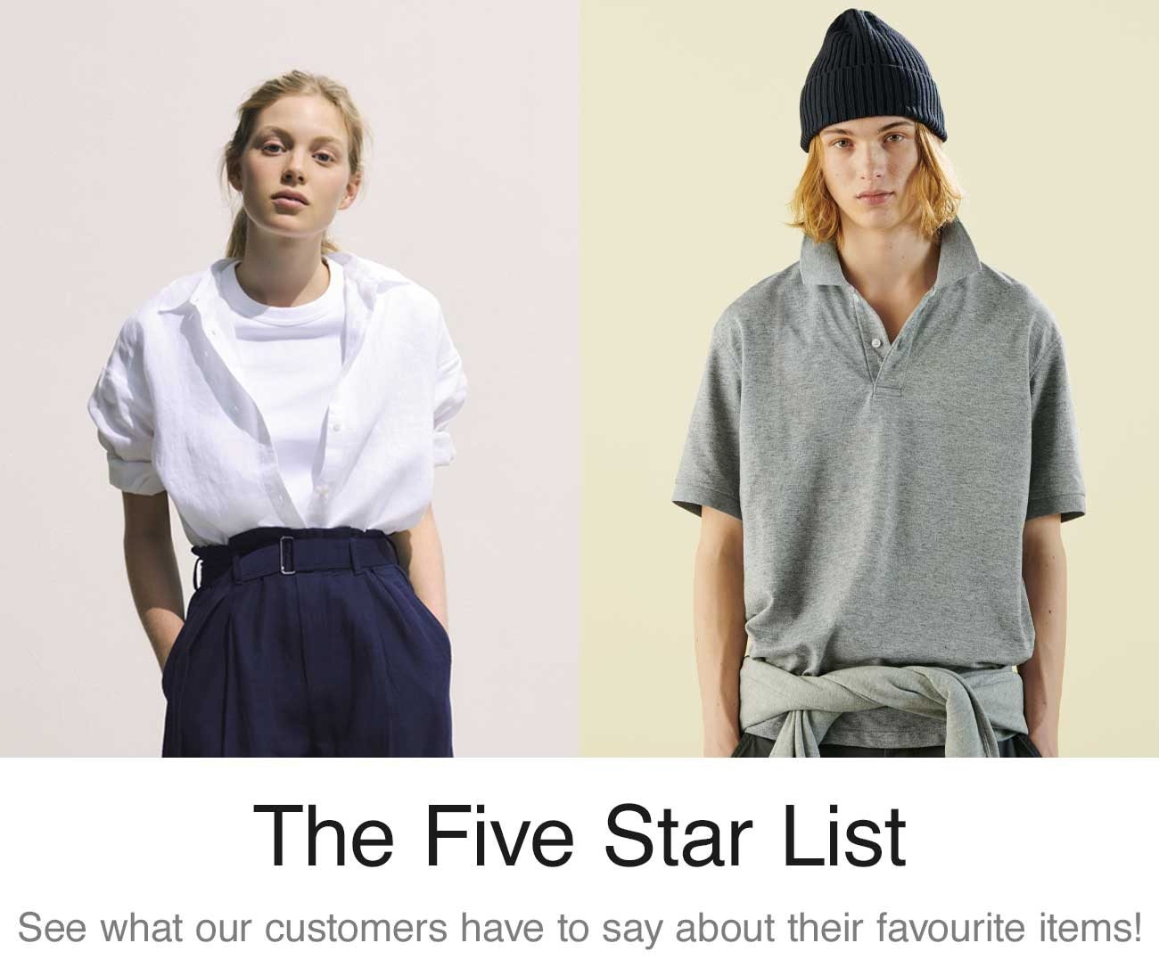 THE FIVE STAR LIST