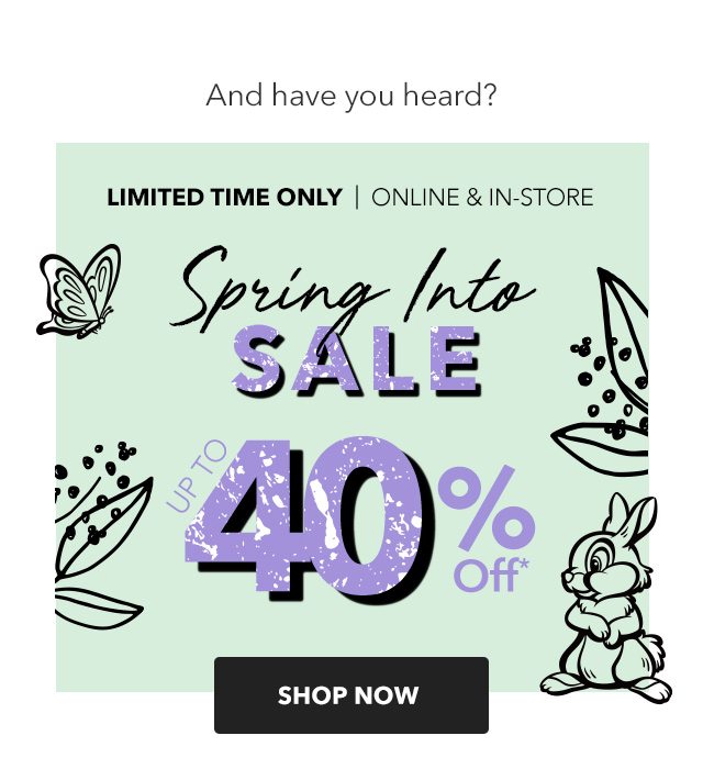 Spring Sale | Shop Now