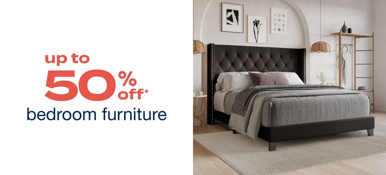 Up to 50% off Bedroom Furniture 