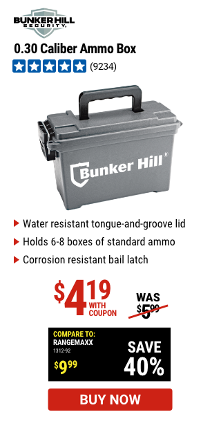 BUNKER HILL SECURITY: 0.30 Caliber Ammo Box