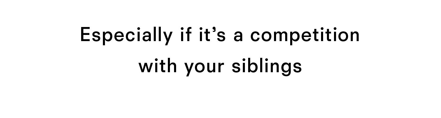 Espically if it is a competition