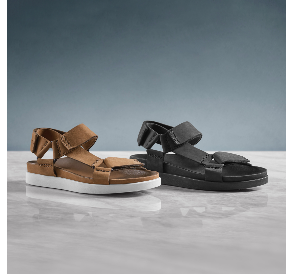 mens sandals Sunder Range in tan and black links to search results page