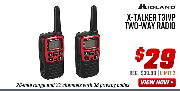 Midland X-Talker T31VP Two-Way Radio