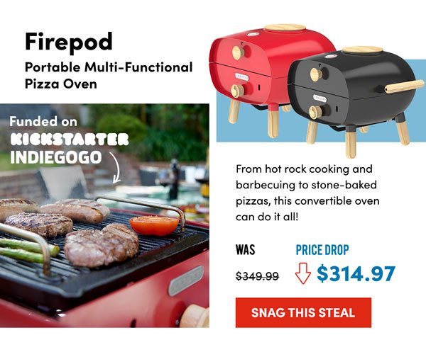 Firepod Portable Pizza Oven | Snag This Steal