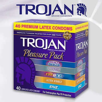 TROJAN Variety Pack, 40 Condoms