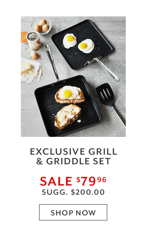 All-Clad HA1 Nonstick Grill & Griddle Set