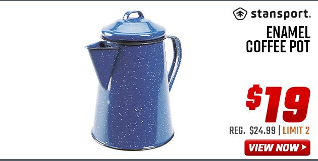 Stansport Enamel Coffee Pot