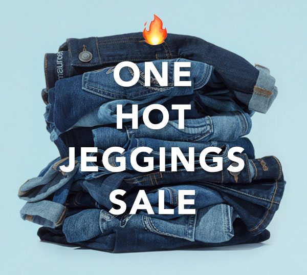 One hot jeggings sale.