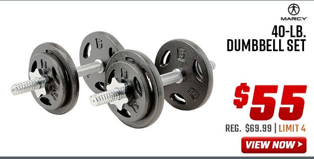 Marcy 40-lb. Dumbbell set