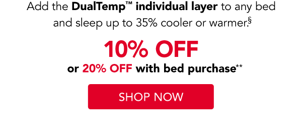 Save on dual temp layer | Shop now