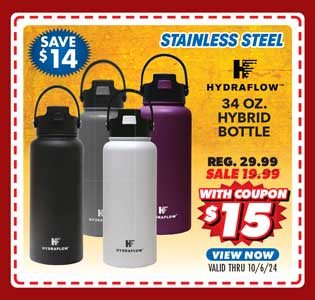 Hydraflow 34 oz. Hybrid Steel Bottle