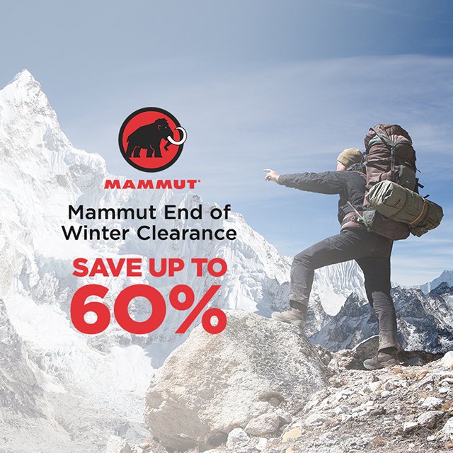 Mammut End Of Winter Clearace - Save Up To 60%