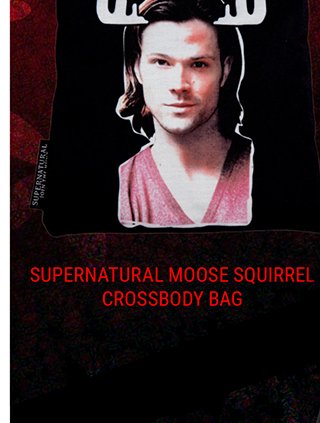 Moose Squirrel Crossbody Bag