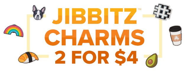 Jibbitz Charms 2 for $4