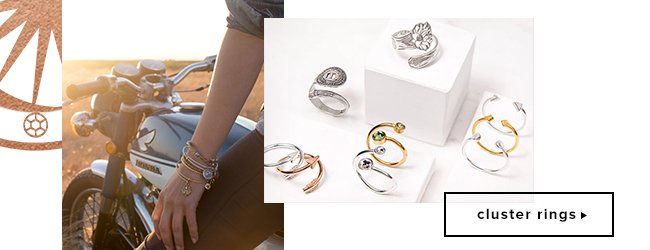 We’re more than just bangles. Cluster our rings.