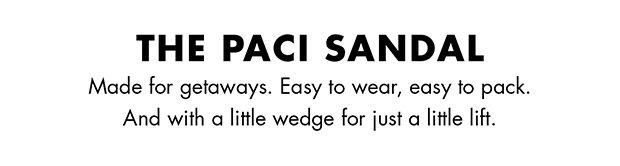 THE PACI SANDAL