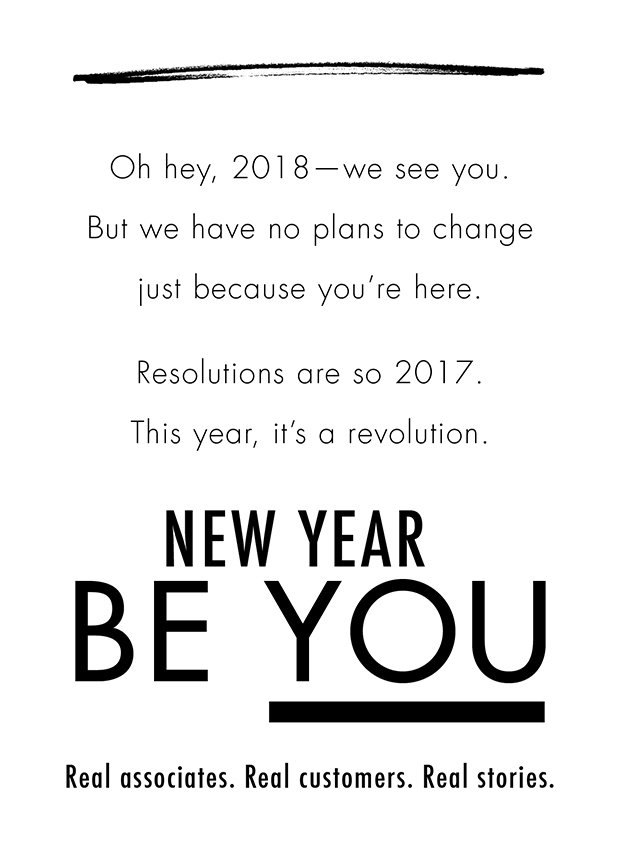 NEW YEAR BE YOU