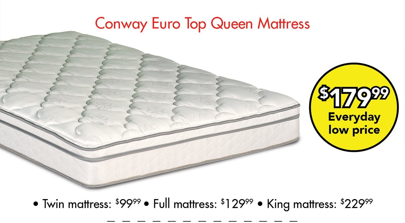 Conway-eurotop-queen-mattress