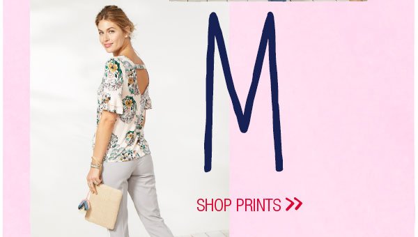 M. Shop prints.