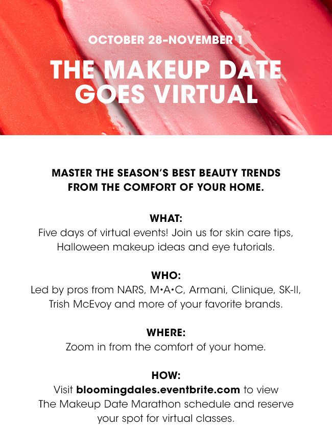 MAKEUP DATE GOES VIRTUAL