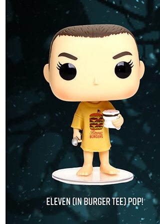 Elevin in Burger Tee Pop