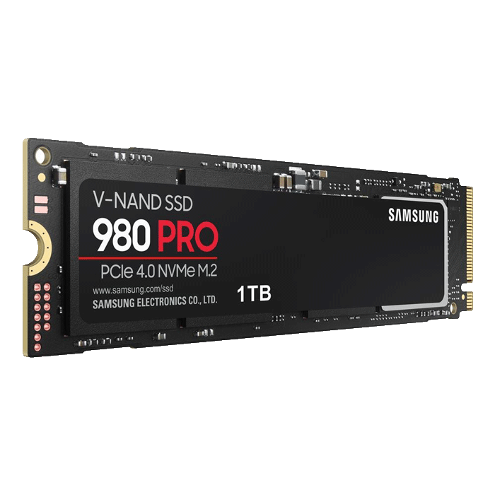 Samsung 980 Pro SSD 1TB M.2 NVMe Interface PCIe Gen 4x4 Internal Solid State Drive