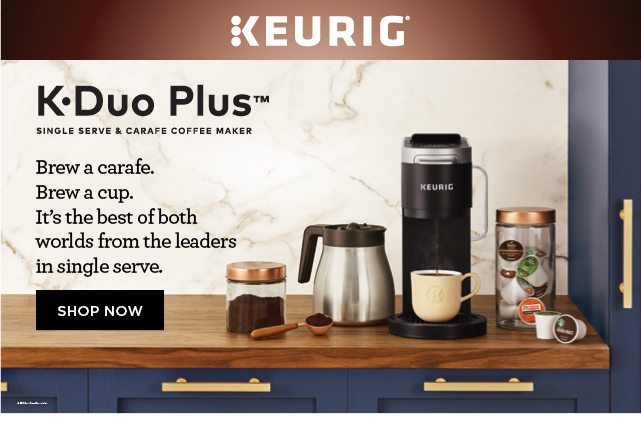 Keurig K-Duo Plus Single-Serve & Carafe Coffee Maker