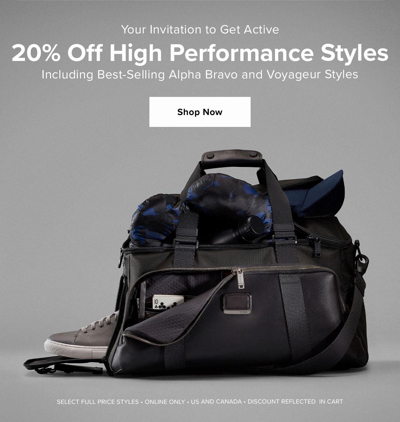 20% Off High Performance Styles - Shop Now