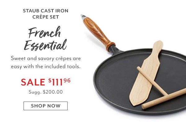 Cast Iron Crepe Set